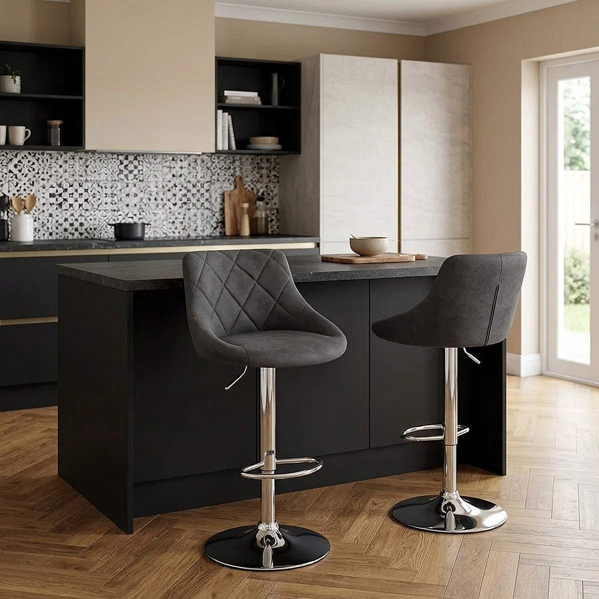 Hype Bar Stool Charcoal