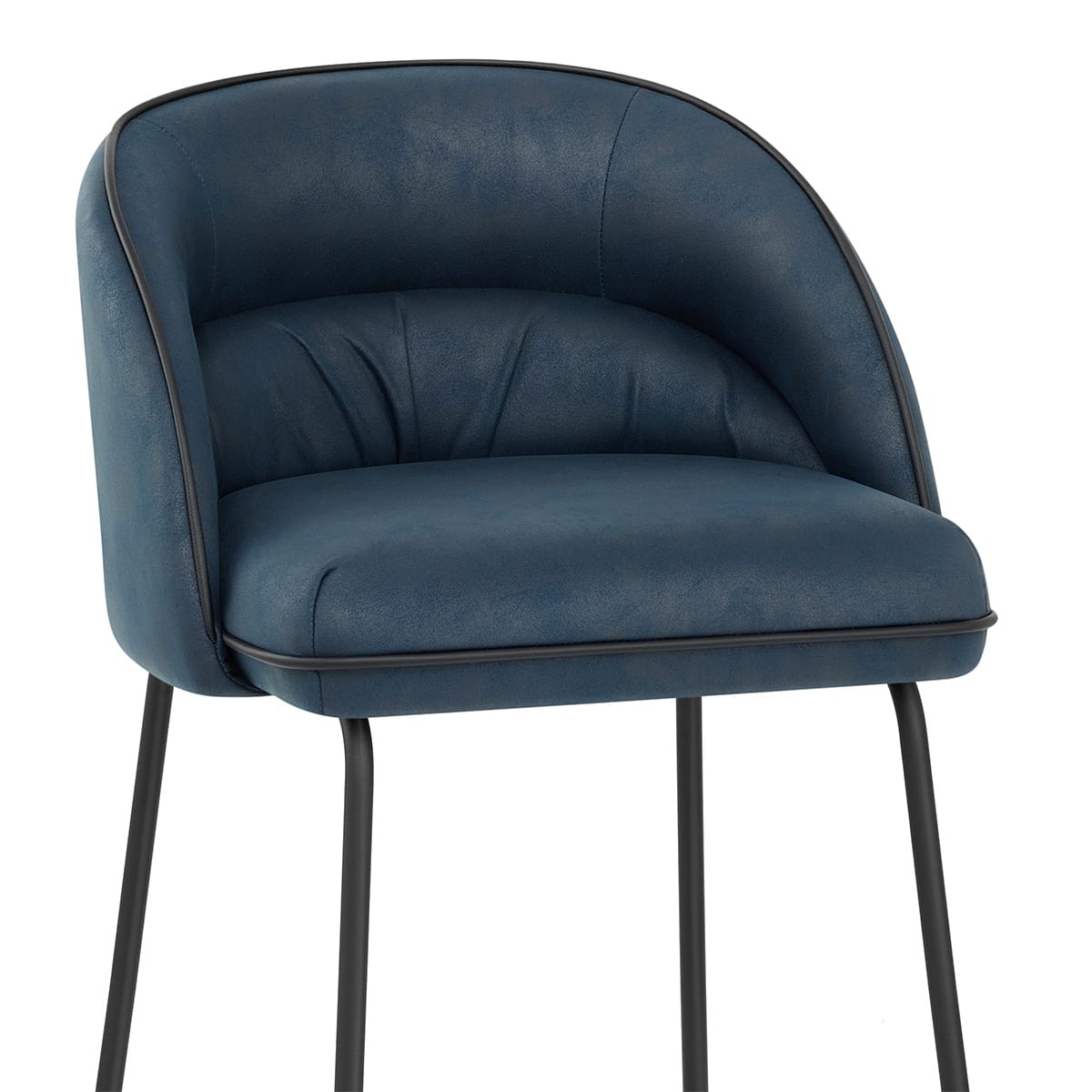 Jackie Bar Stool Blue & Black