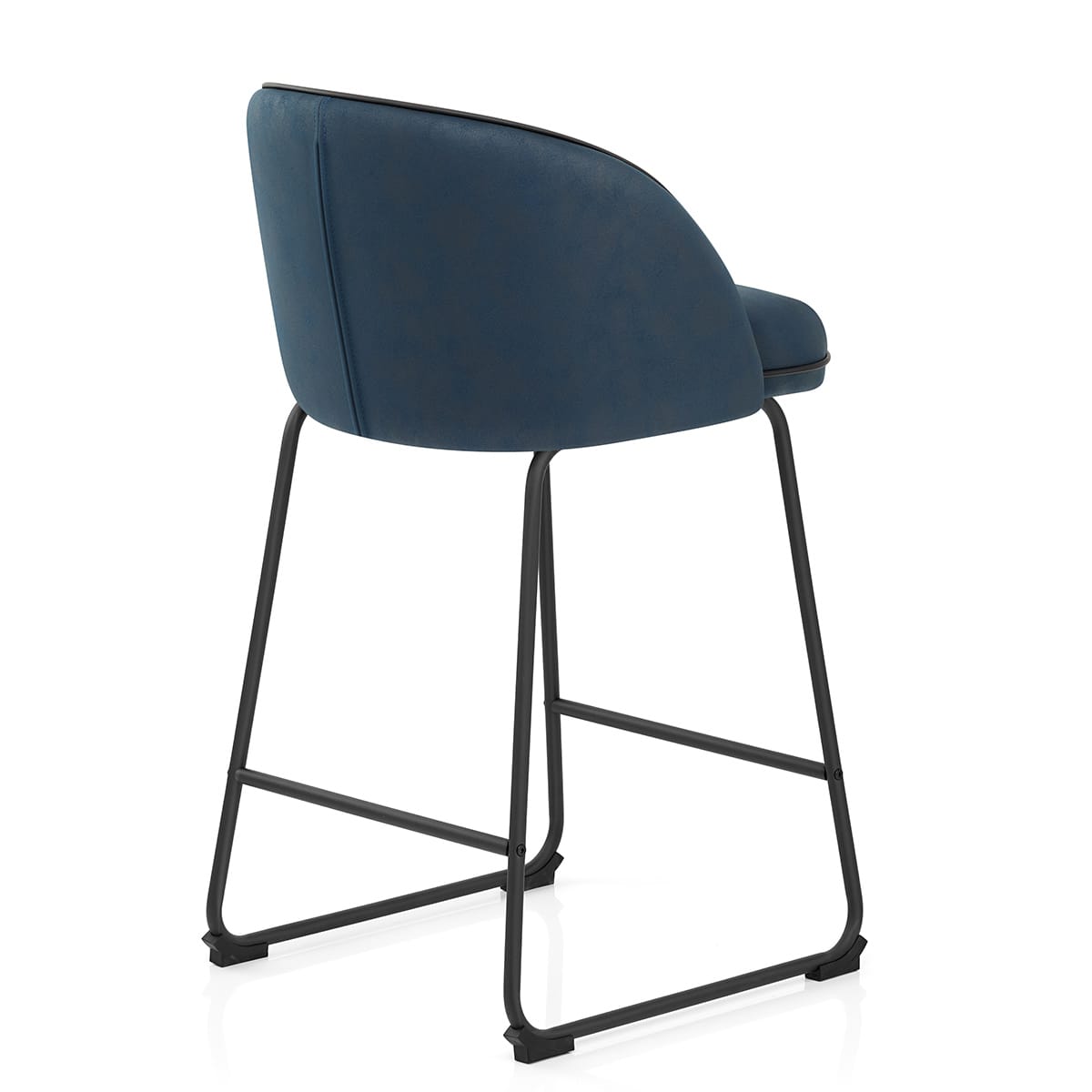Jackie Bar Stool Blue & Black