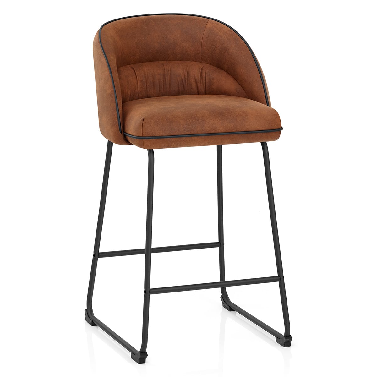 Jackie Bar Stool Brown & Black