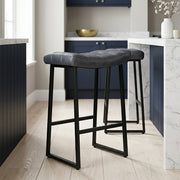 Jago Bar Stool Antique Blue