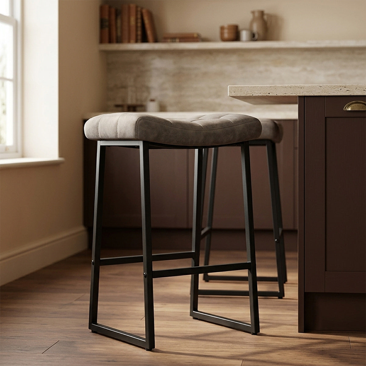 Jago Bar Stool Antique Grey