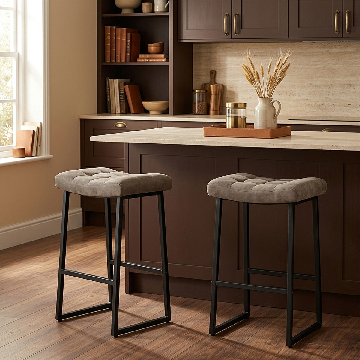 Jago Bar Stool Antique Grey
