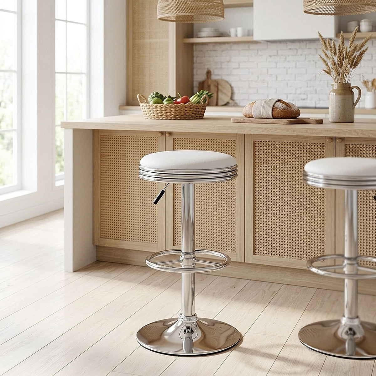 Java Bar Stool White