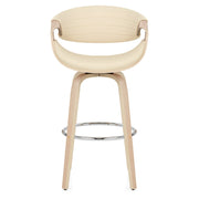 Jefferson Wooden Bar Stool Cream