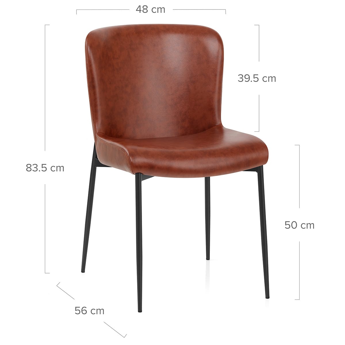 Jess Dining Chair Brown