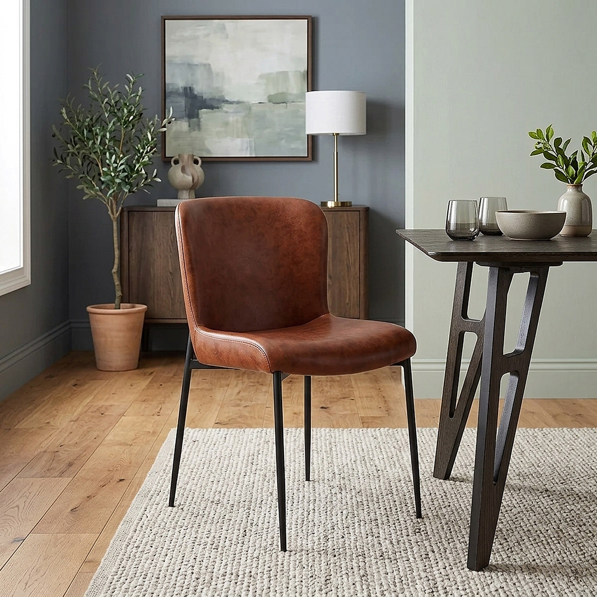 Jess Dining Chair Brown