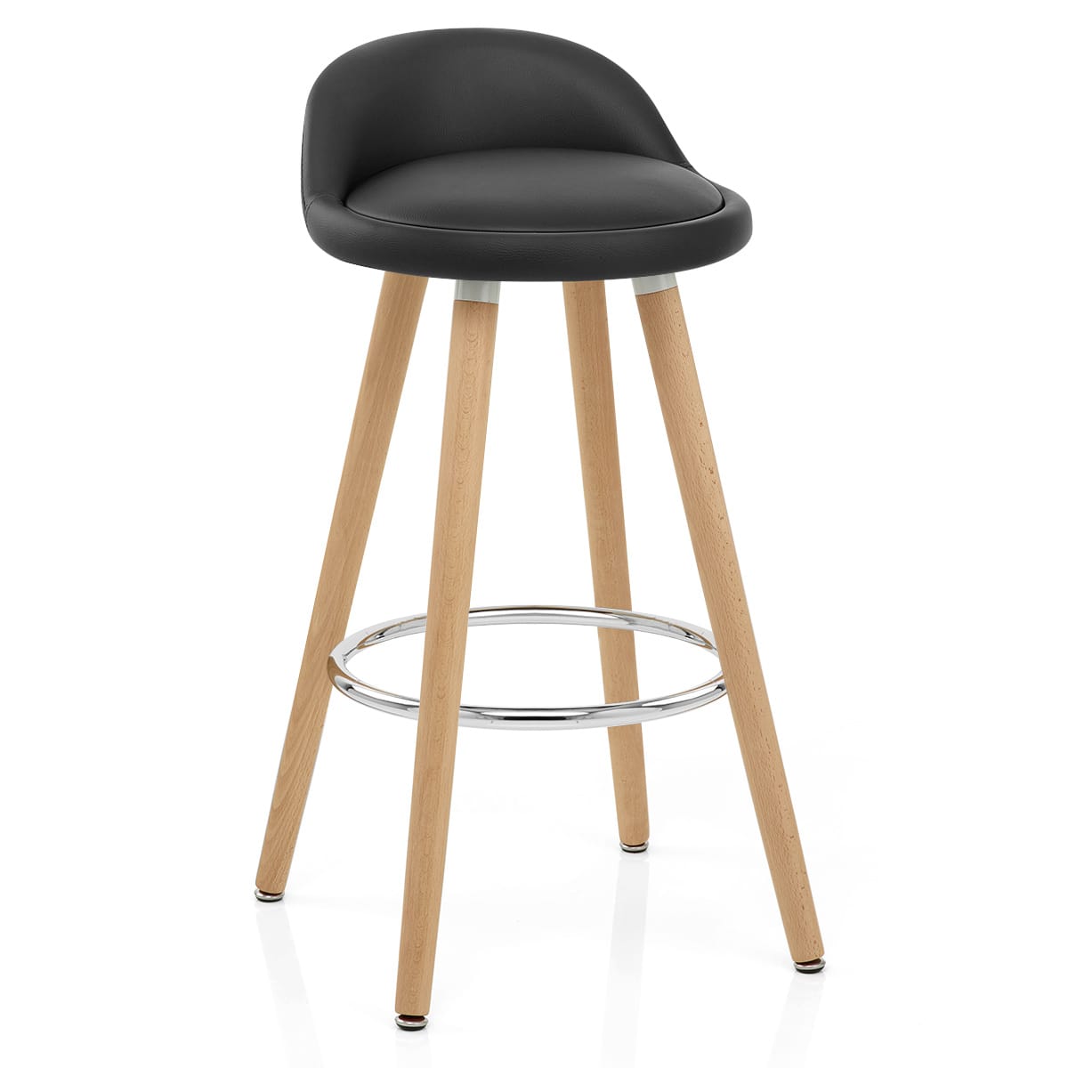 Jive Wooden Stool Black