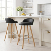 Jive Wooden Stool Black