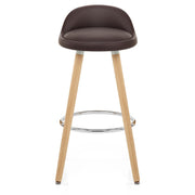 Jive Wooden Stool Brown