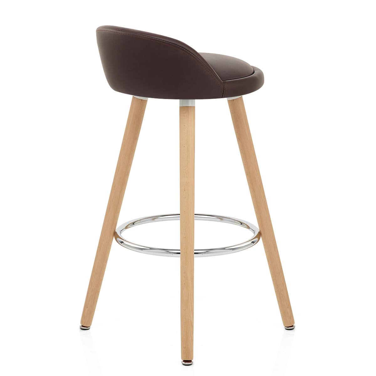 Jive Wooden Stool Brown