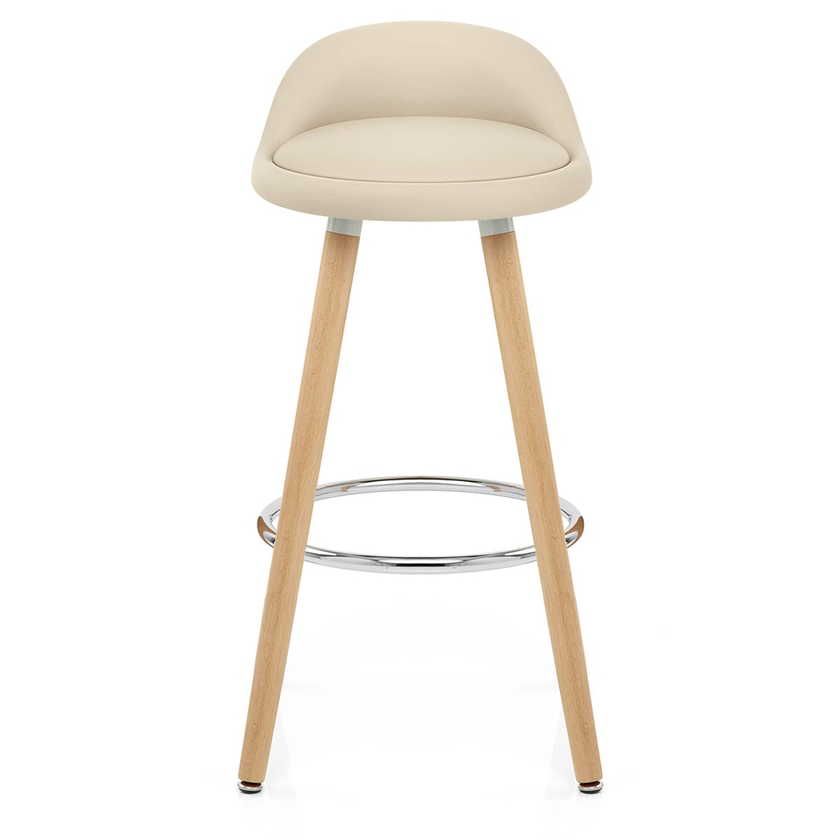 Jive Wooden Stool Cream