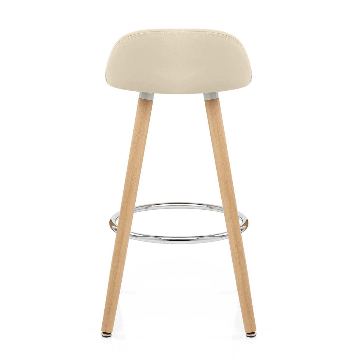 Jive Wooden Stool Cream