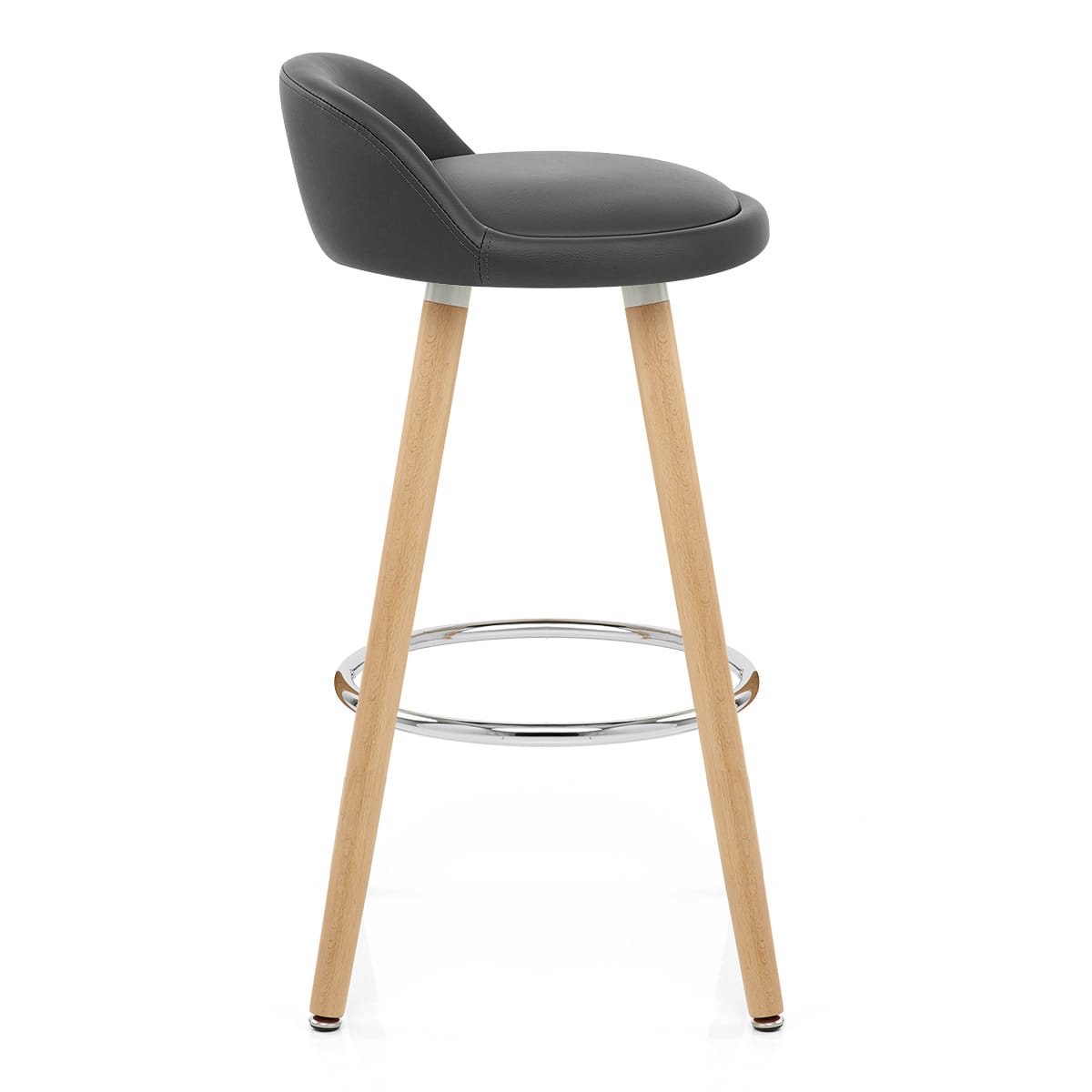 Jive Wooden Stool Grey