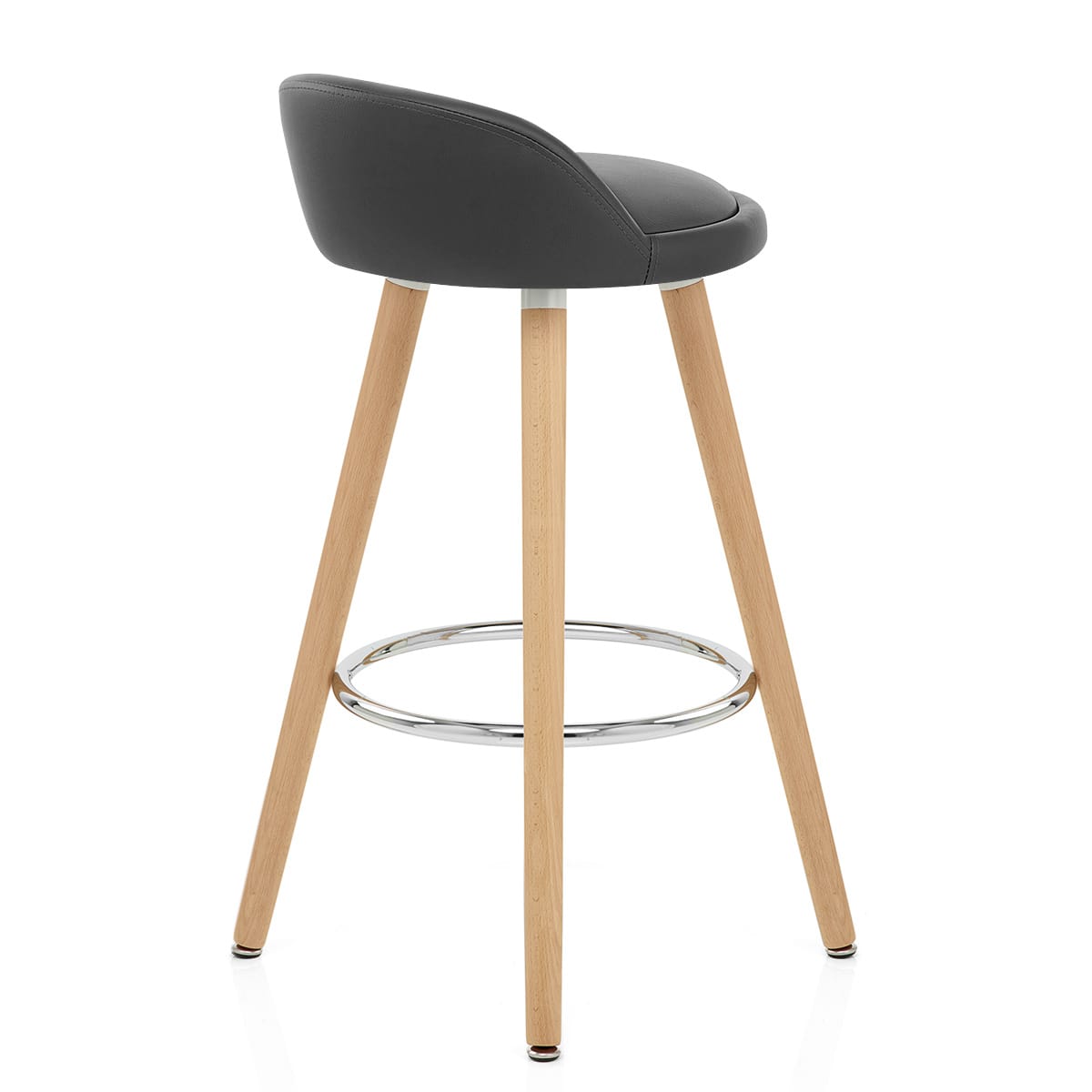 Jive Wooden Stool Grey