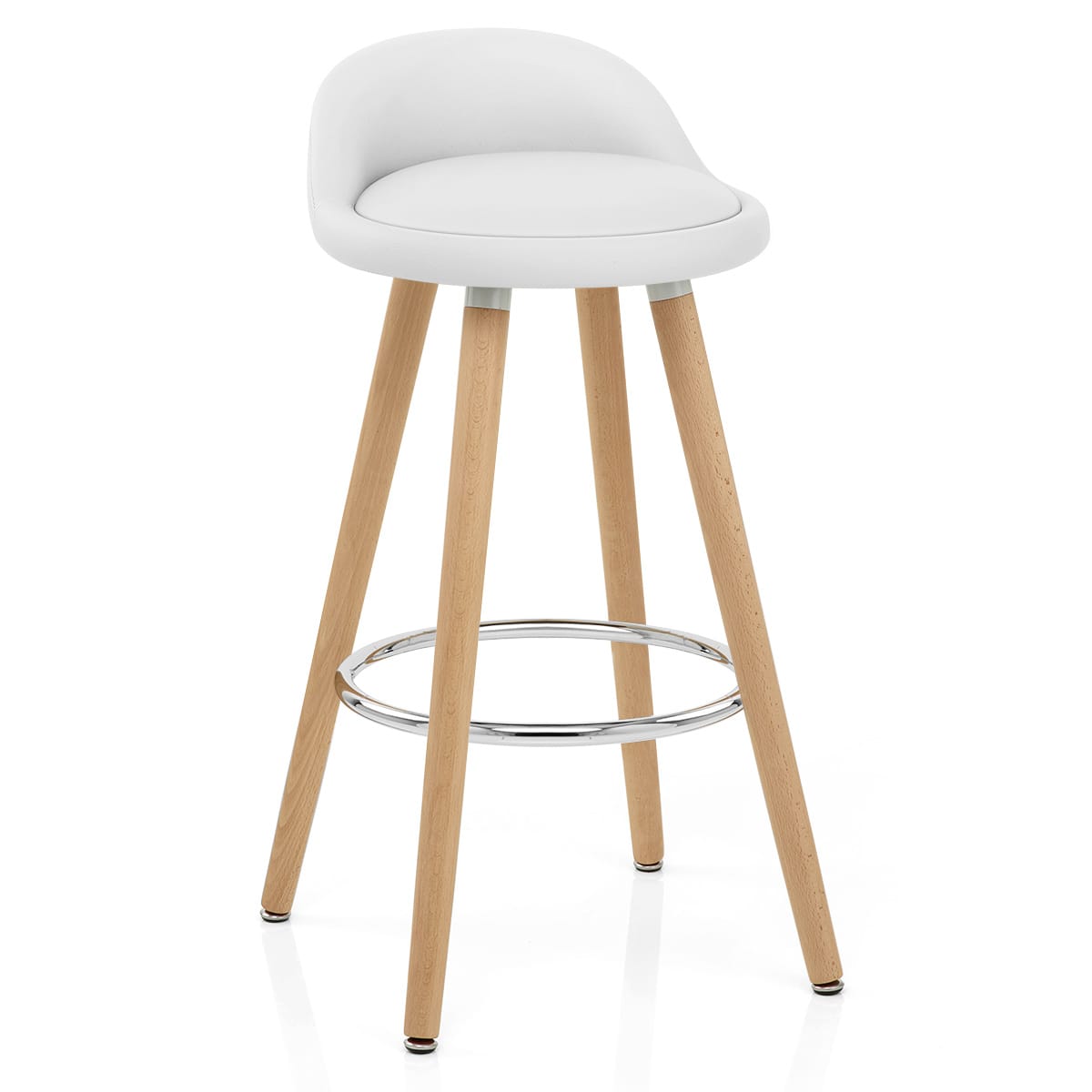 Jive Wooden Stool White