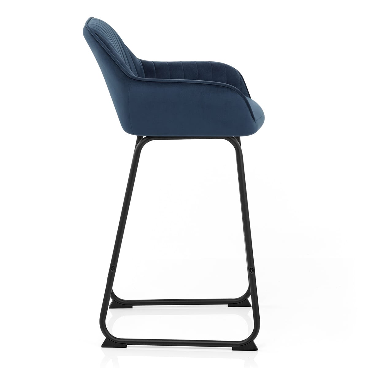 Kanto Bar Stool Blue Velvet