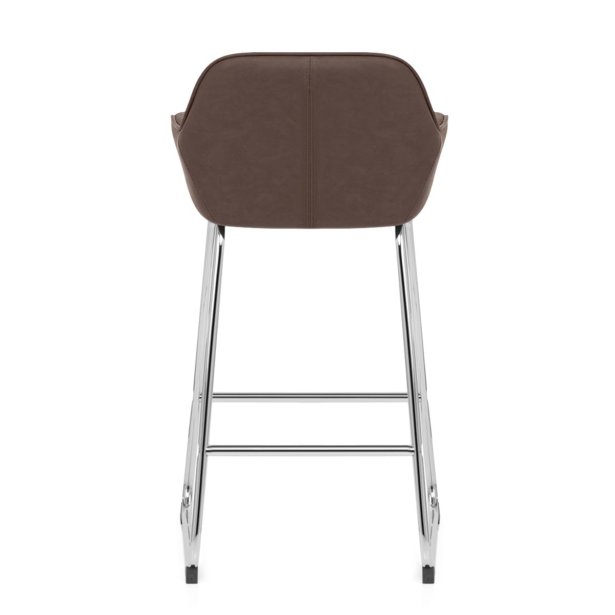 Kanto Chrome Stool Brown