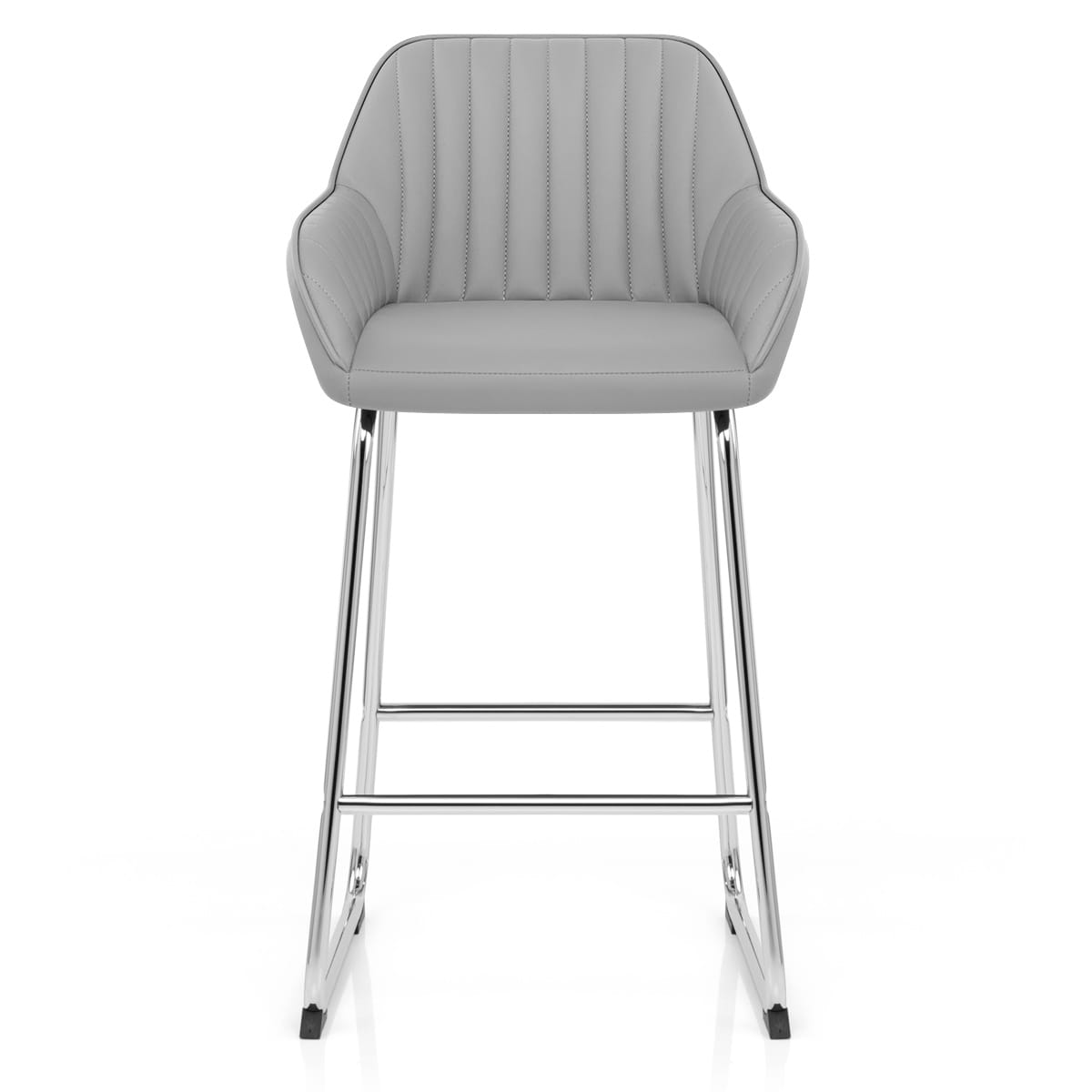 Kanto Chrome Stool Light Grey