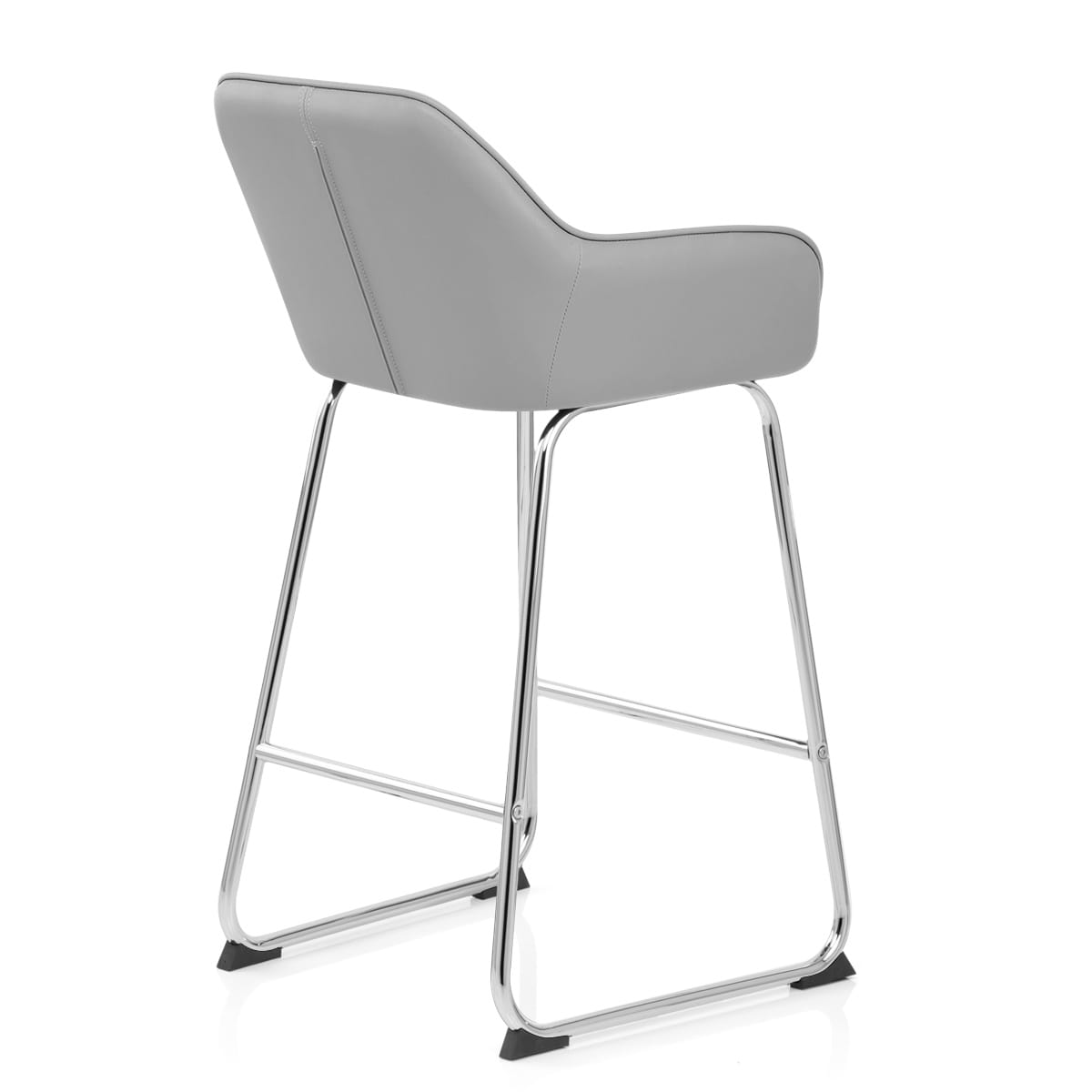 Kanto Chrome Stool Light Grey