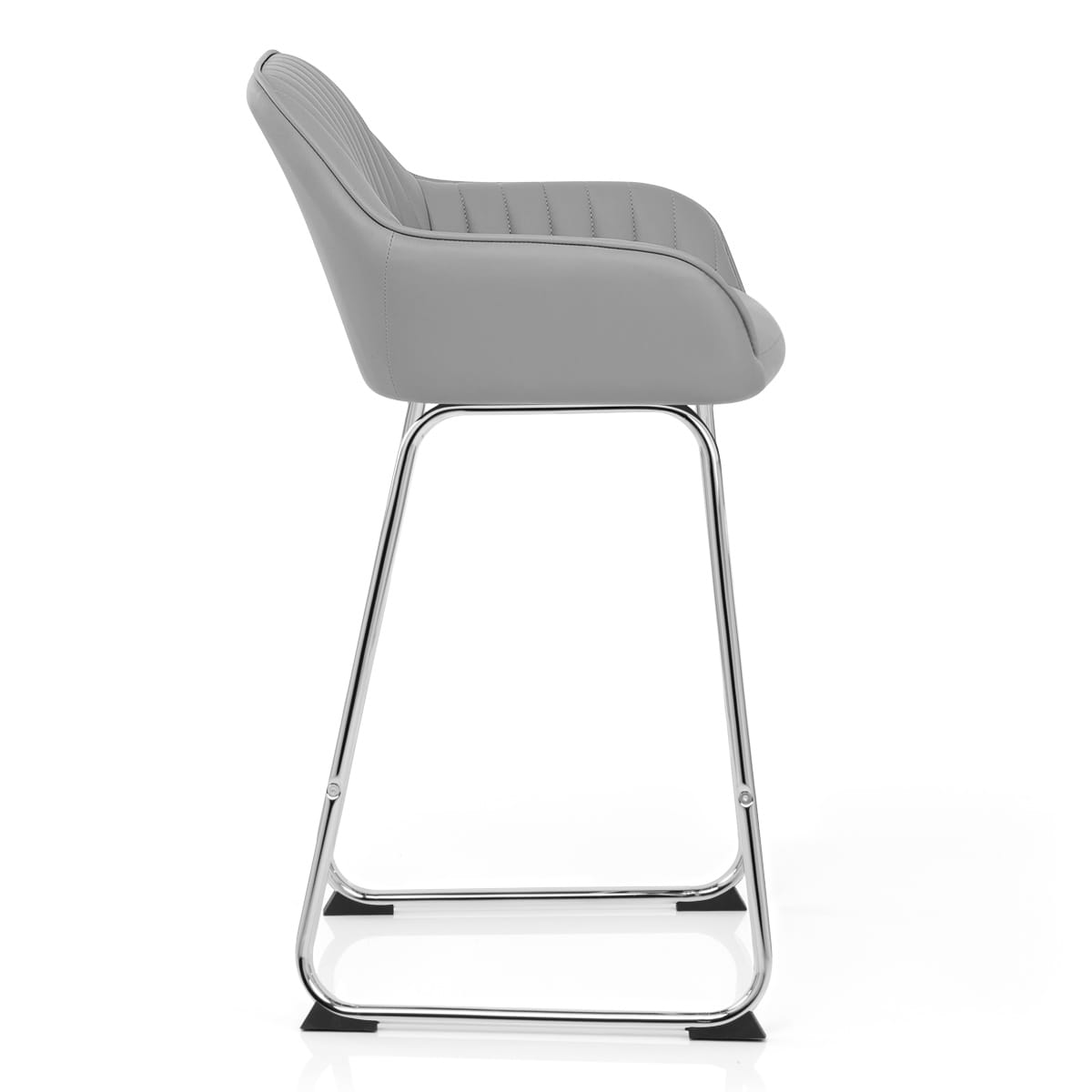 Kanto Chrome Stool Light Grey