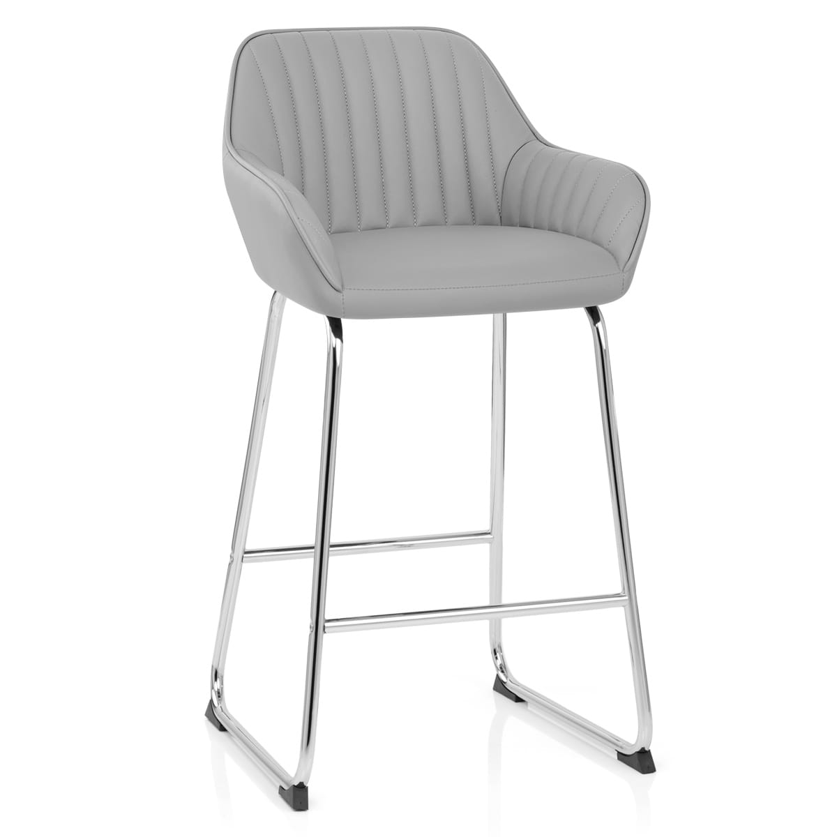 Kanto Chrome Stool Light Grey