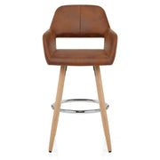 Kite Wooden Stool Antique Brown