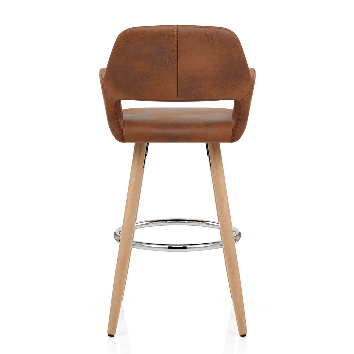Kite Wooden Stool Antique Brown