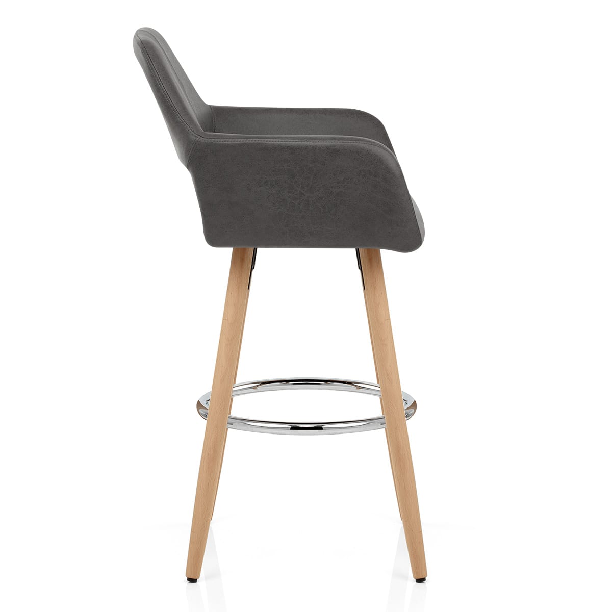 Kite Wooden Stool Grey