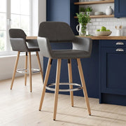 Kite Wooden Stool Grey