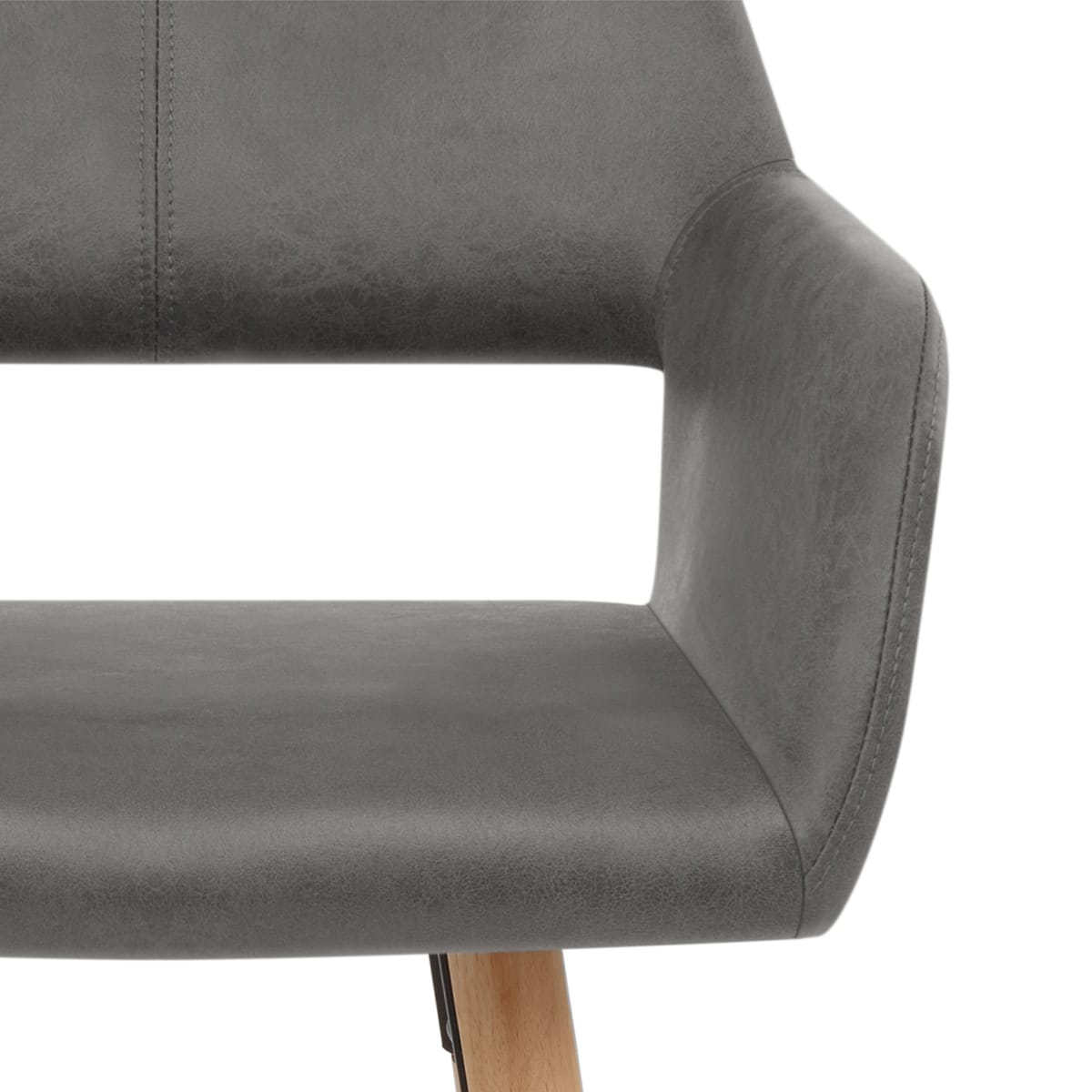 Kite Wooden Stool Grey