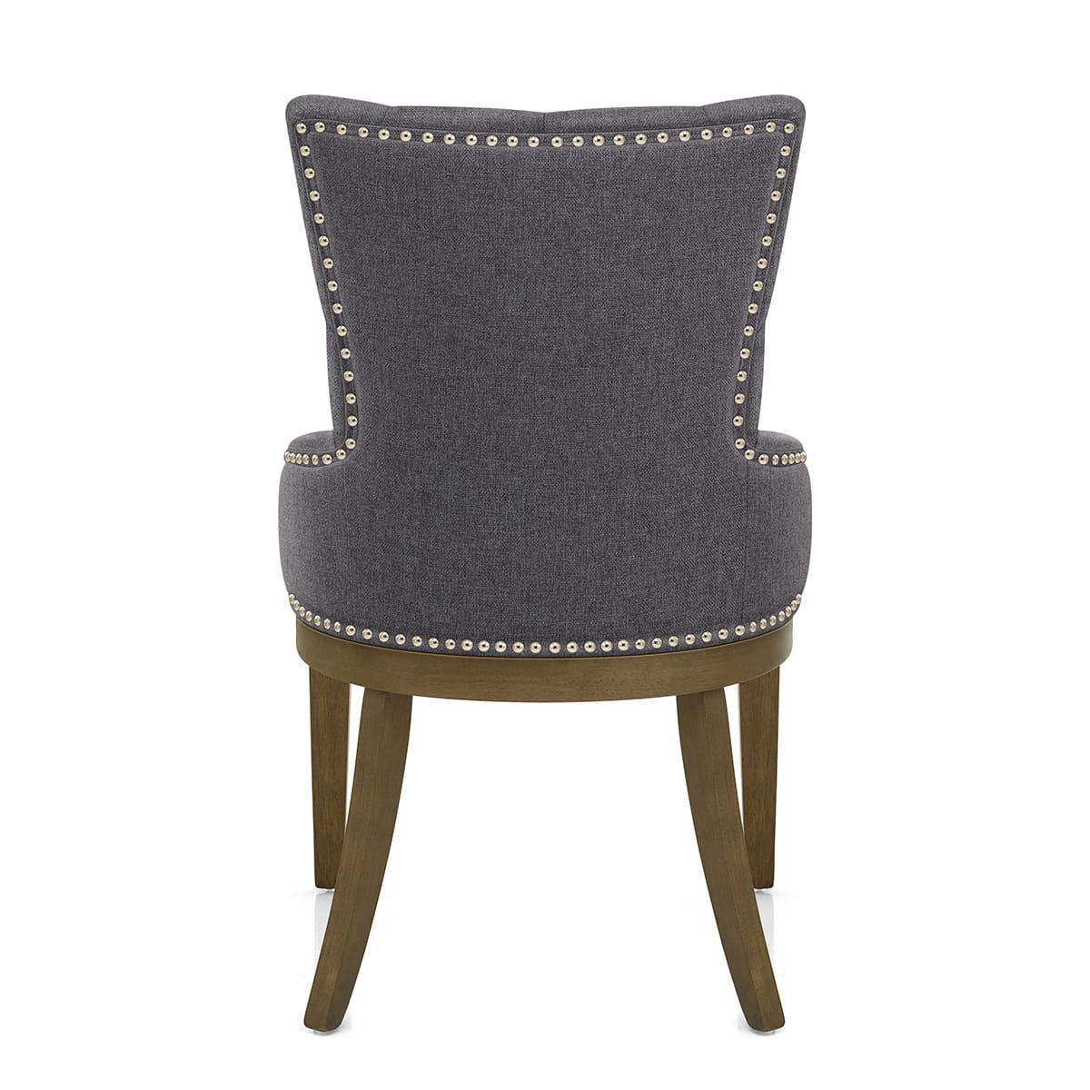 Knightsbridge Oak Chair Charcoal Fabric