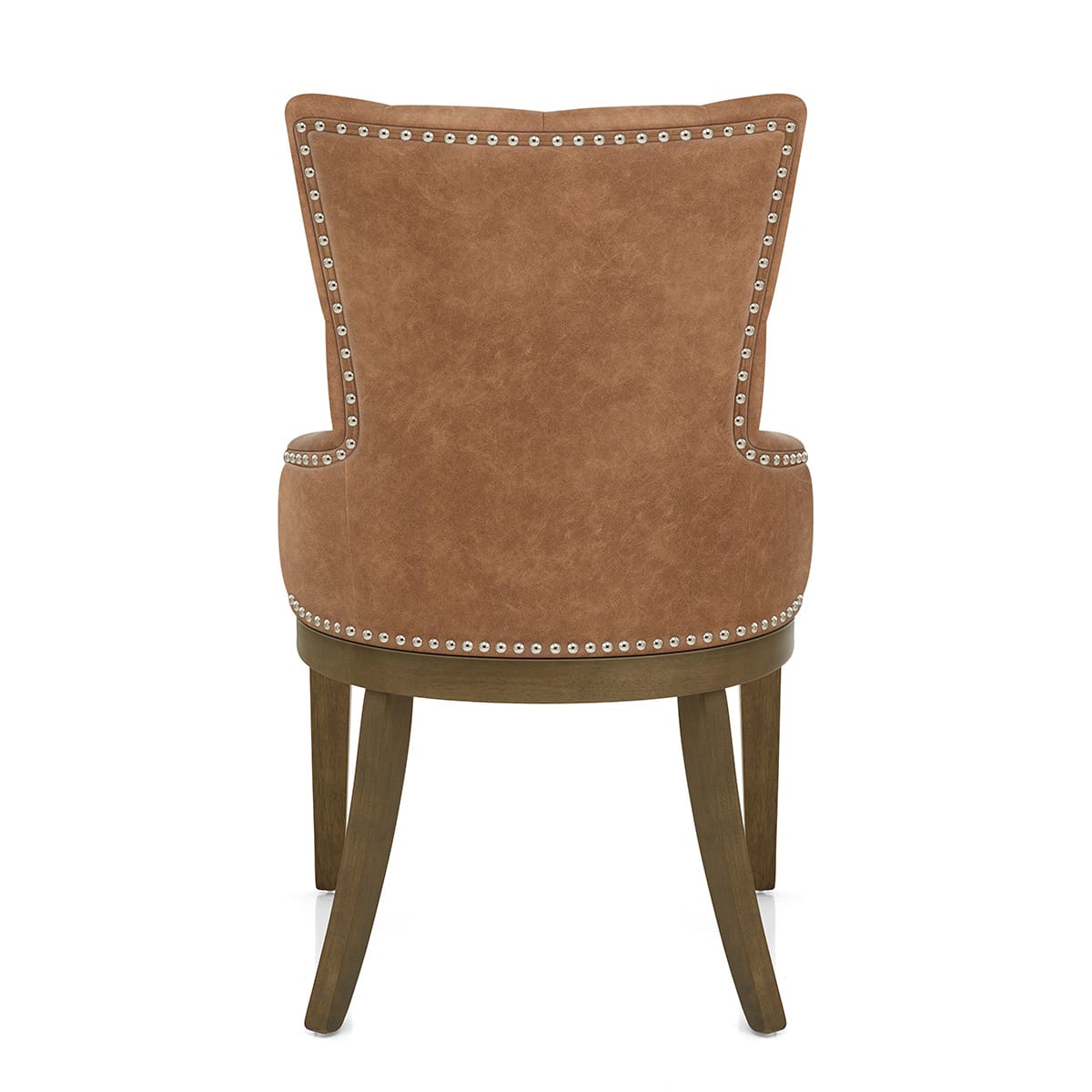 Knightsbridge Oak Chair Tan Leather