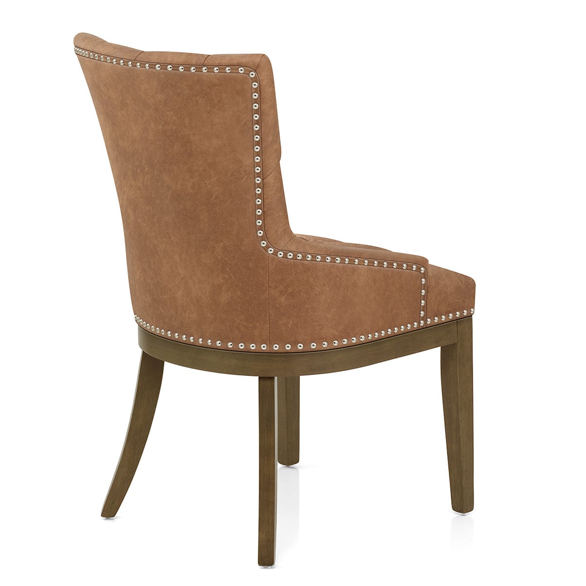 Knightsbridge Oak Chair Tan Leather