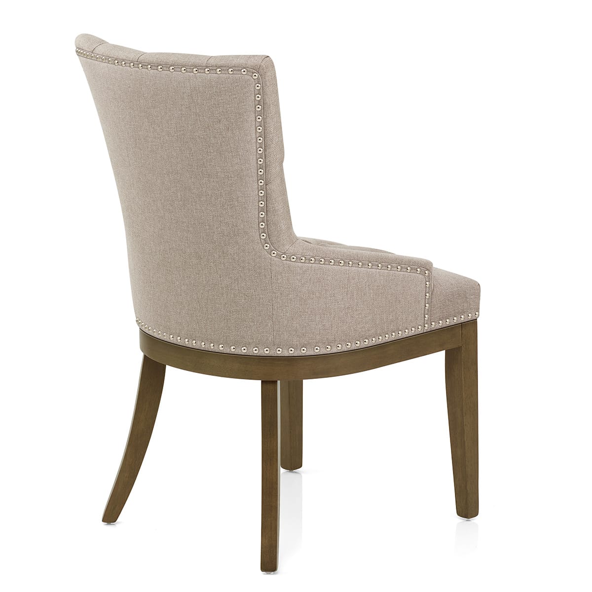 Knightsbridge Oak Chair Tweed Fabric