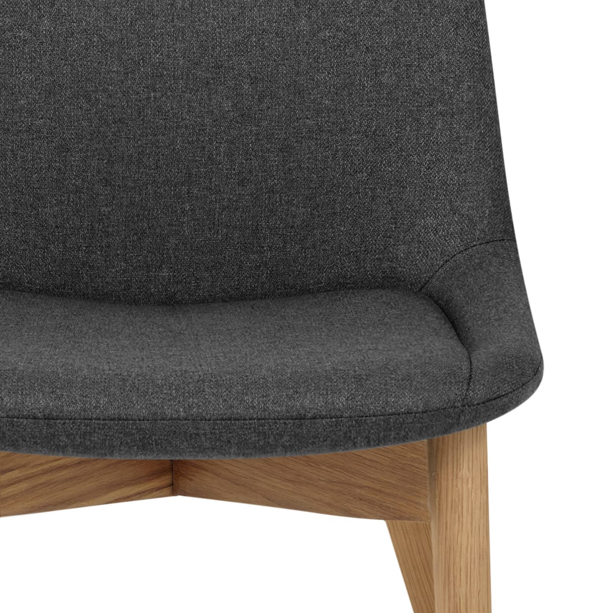 Kobe Dining Chair Oak & Charcoal