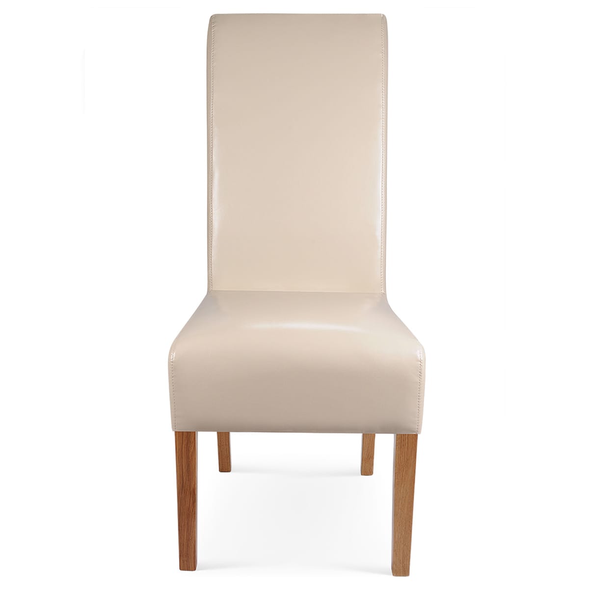 Krista Dining Chair Cream Leather
