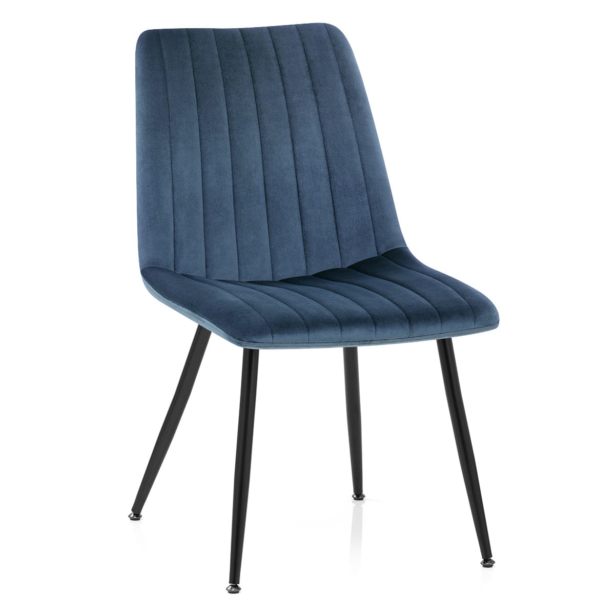 Lagos Dining Chair Blue Velvet