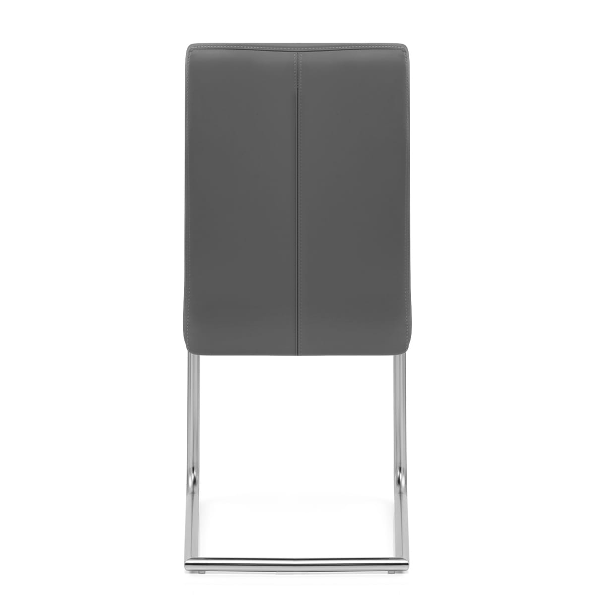 Lancaster Dining Chair Grey Leather