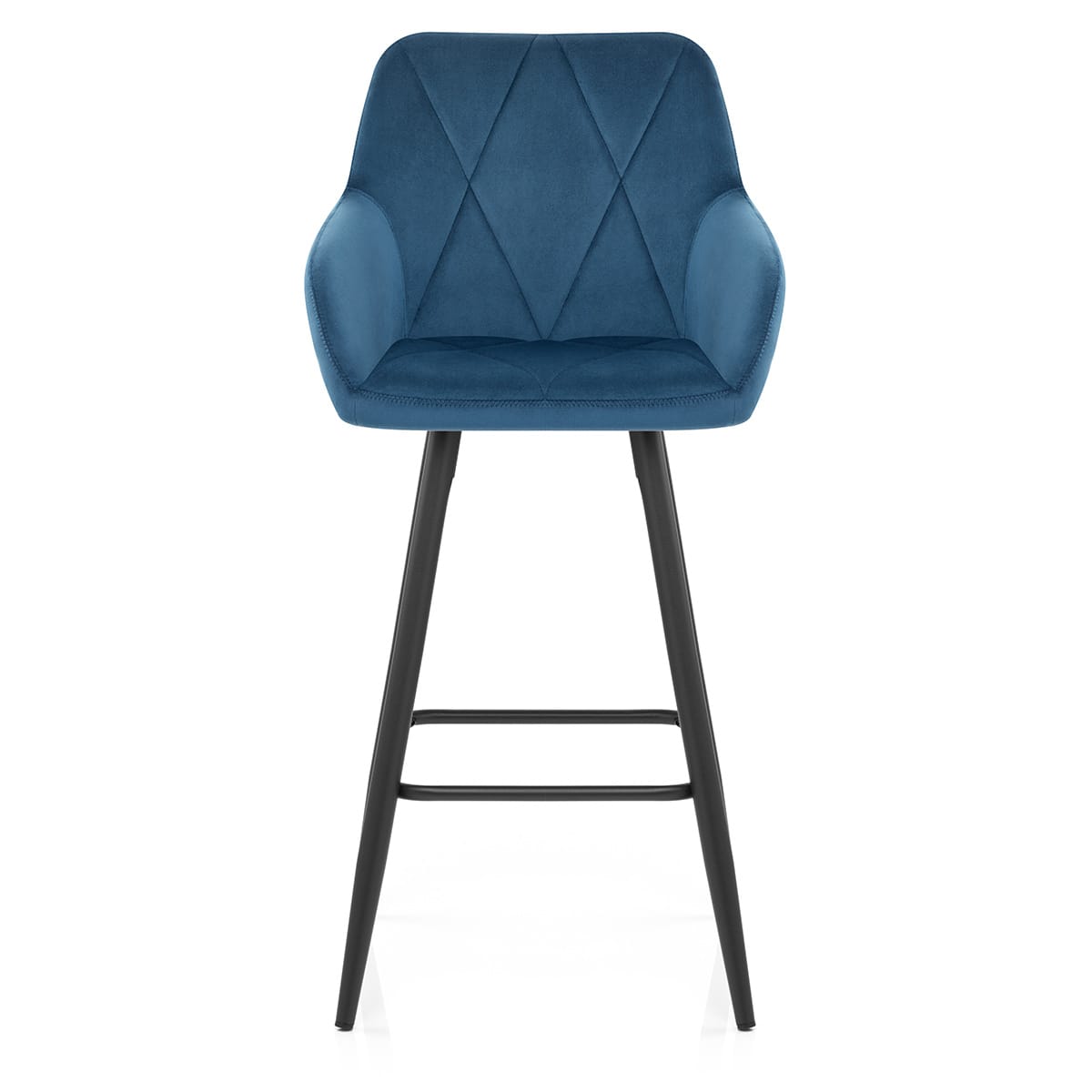 Lanson Bar Stool Midnight Blue Velvet