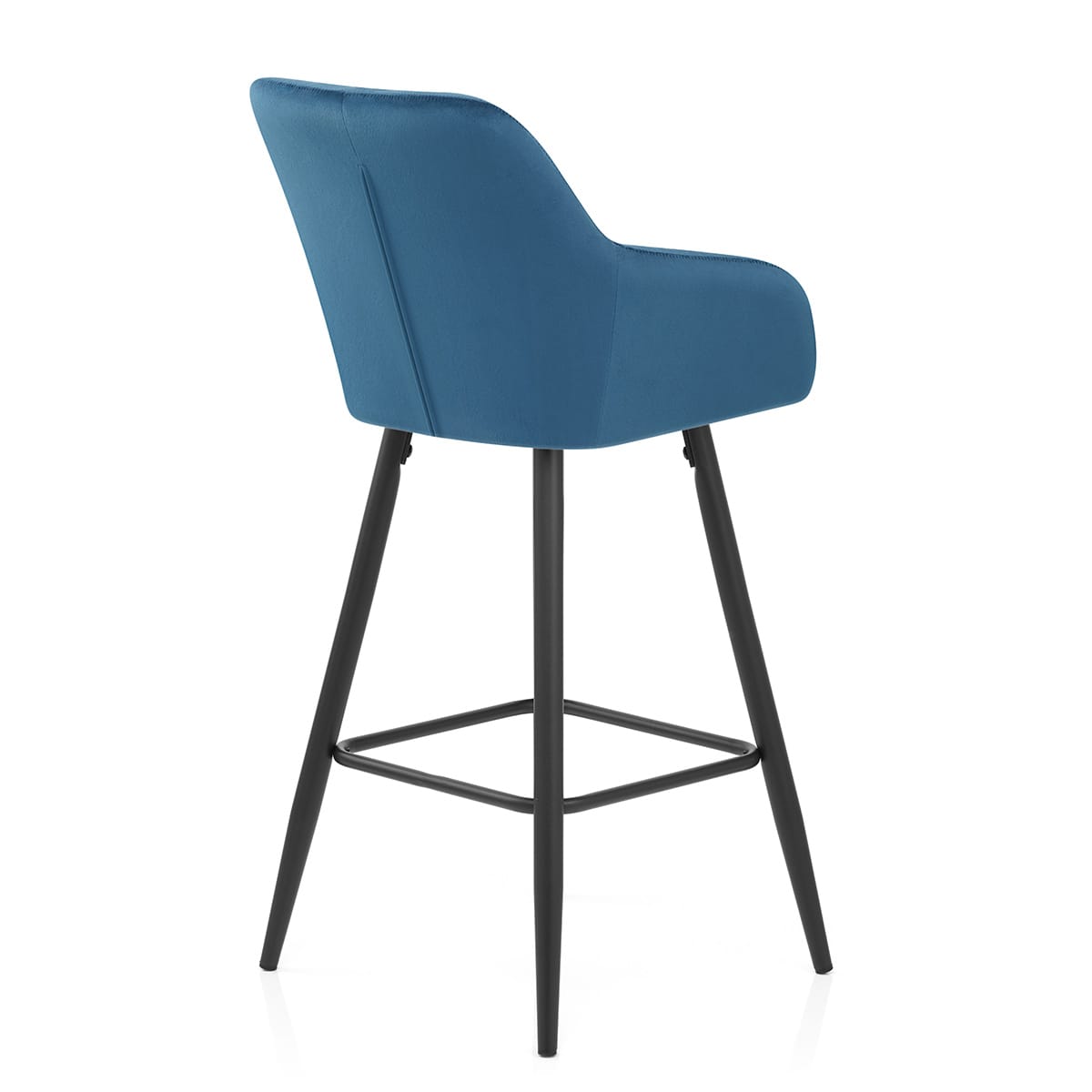 Lanson Bar Stool Midnight Blue Velvet