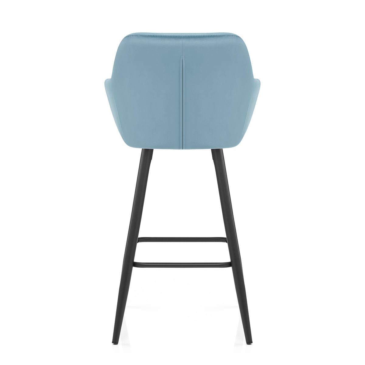 Lanson Bar Stool Sky Blue Velvet