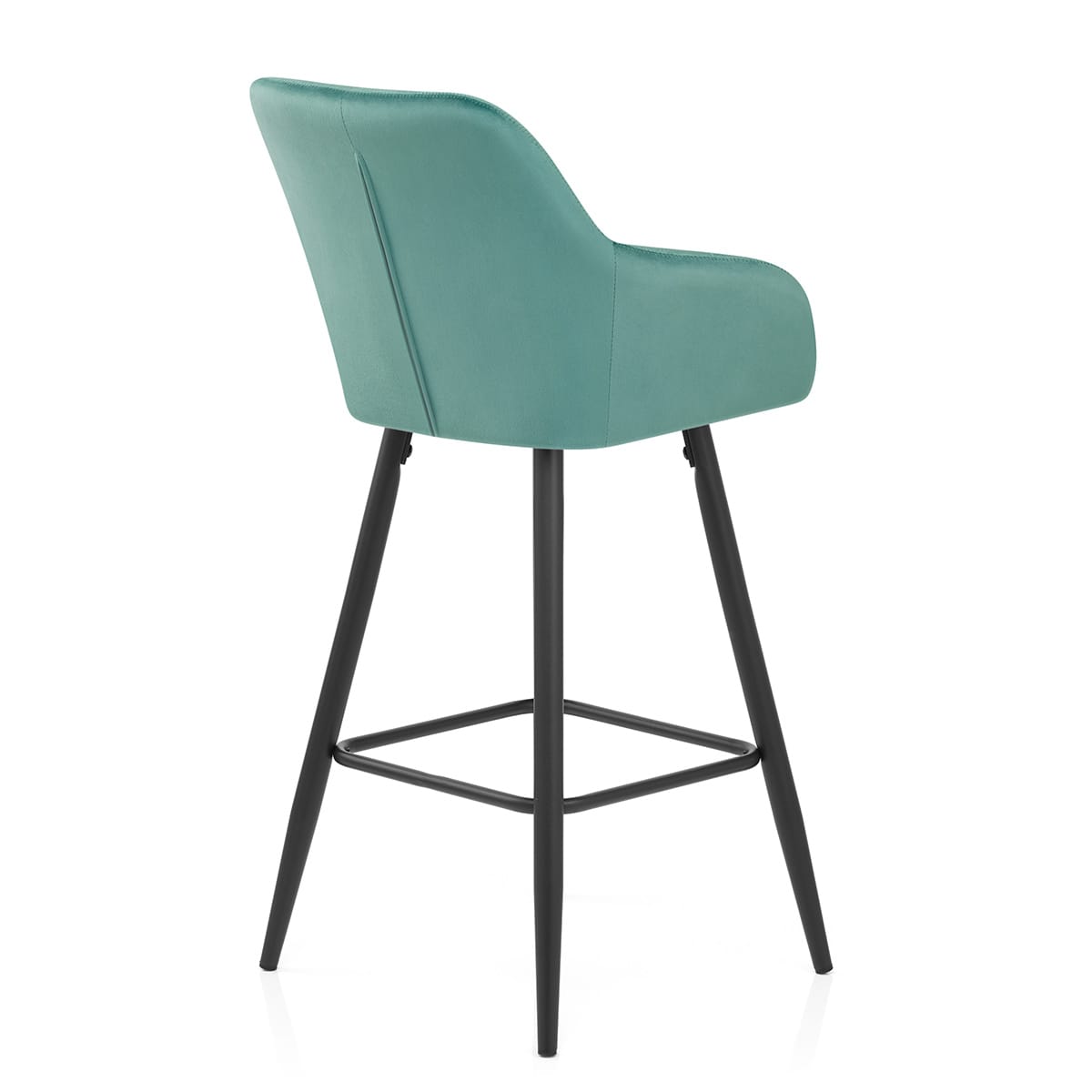 Lanson Bar Stool Teal Velvet