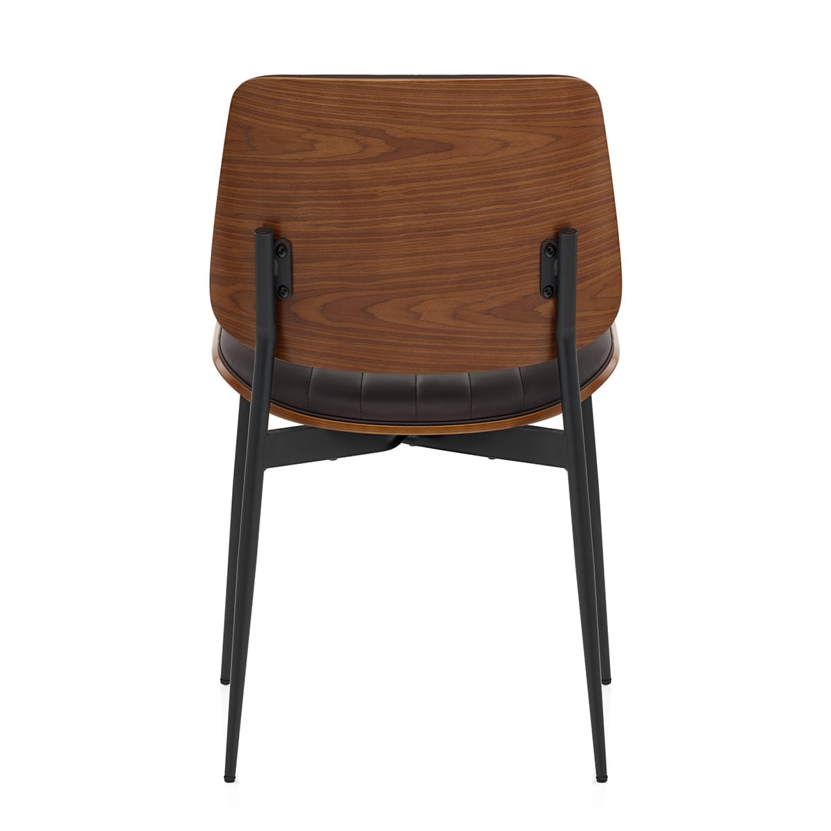 Lara Dining Chair Brown & Walnut