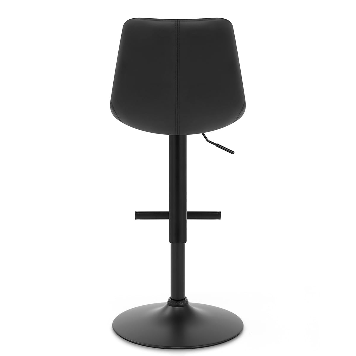 Lattice Stool Black & Tan Leather