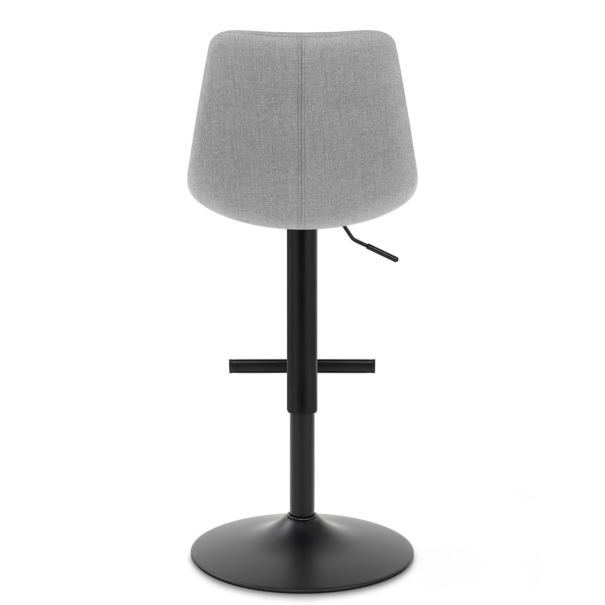 Lattice Stool Grey Fabric