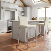 Leah Brushed Stool Cream