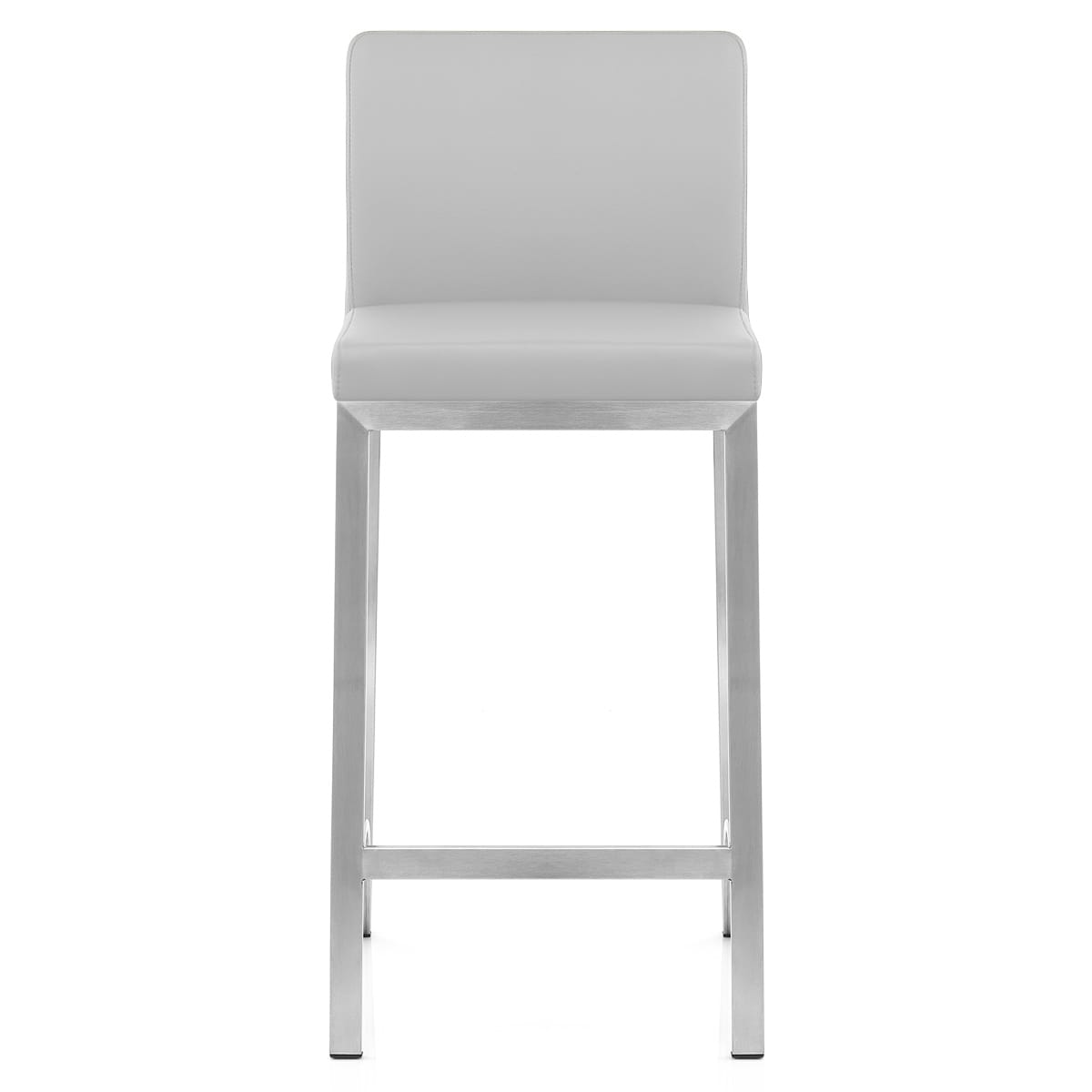 Leah Brushed Stool Grey