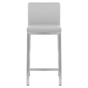 Leah Brushed Stool Grey
