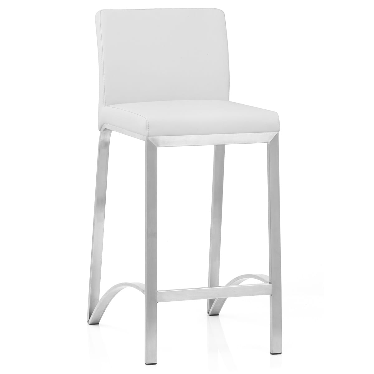 Leah Brushed Stool White
